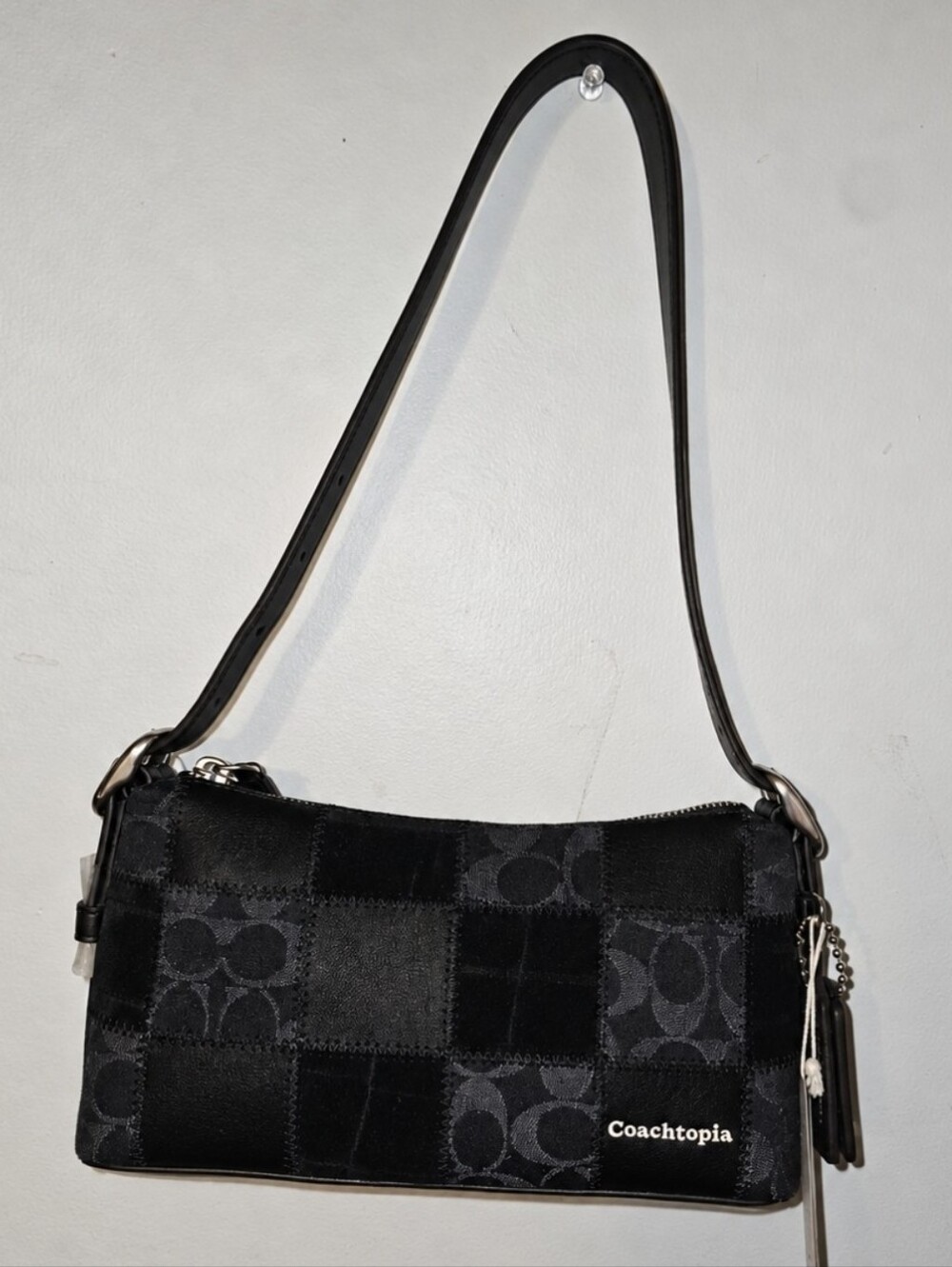 Coach Coachtopia Ergo Bag in Checkerboard Patchwork Signature Canvas
